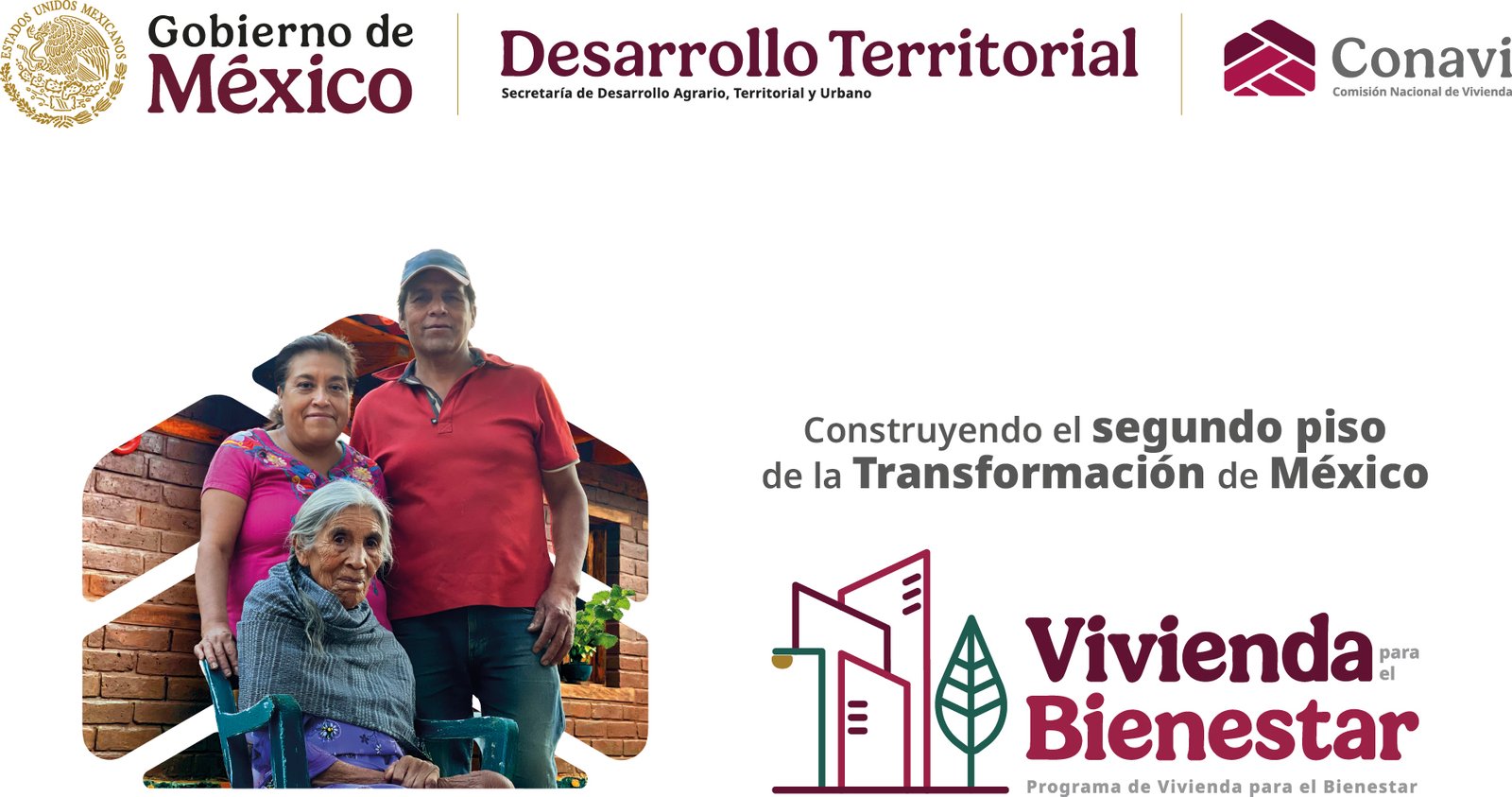 Gobierno de México, Desarrollo Territorial, Conavi y Vivienda para el Bienestar